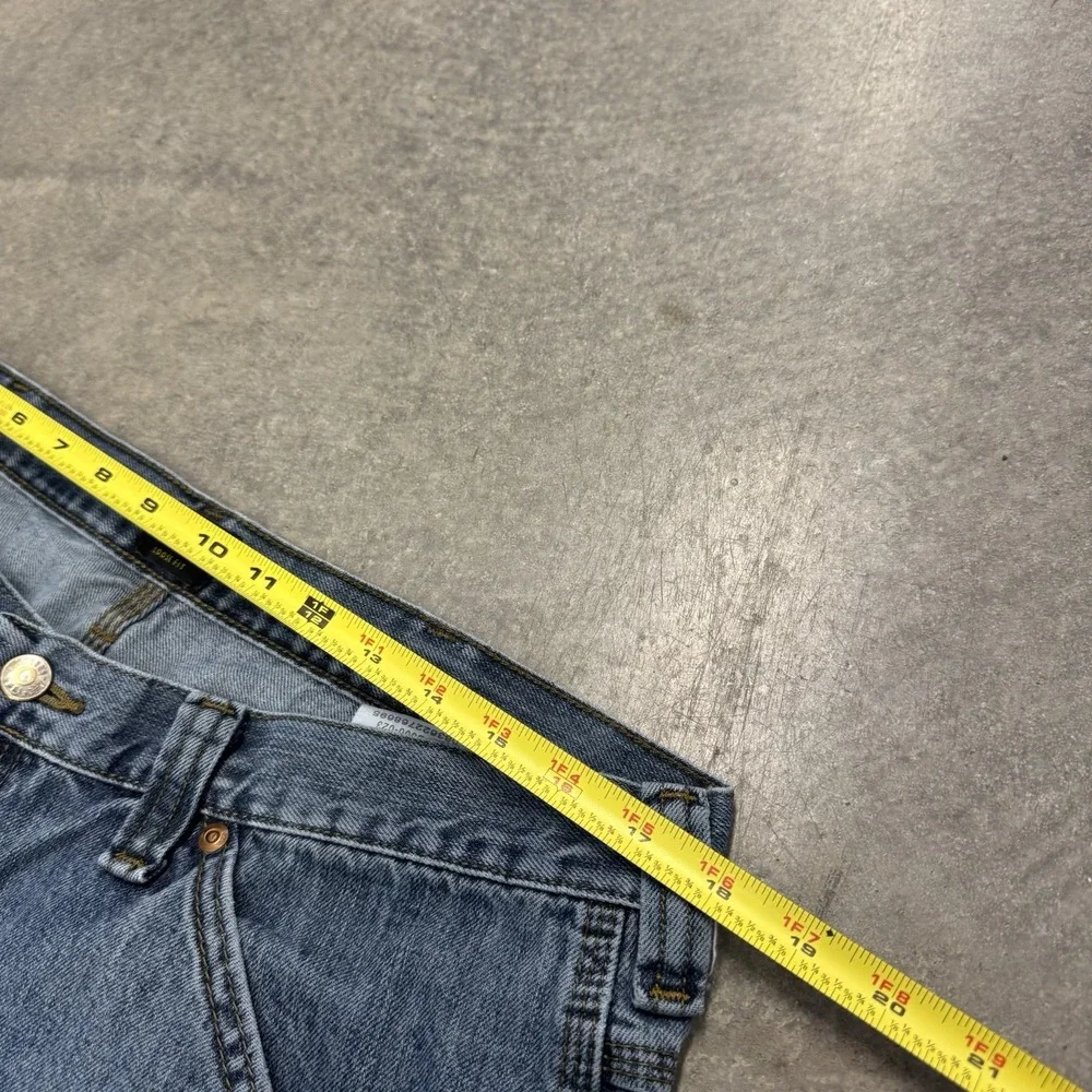 Men's Lee Carpenter Jeans 36x32 Light Wash Relaxed Fit Workwear Denim